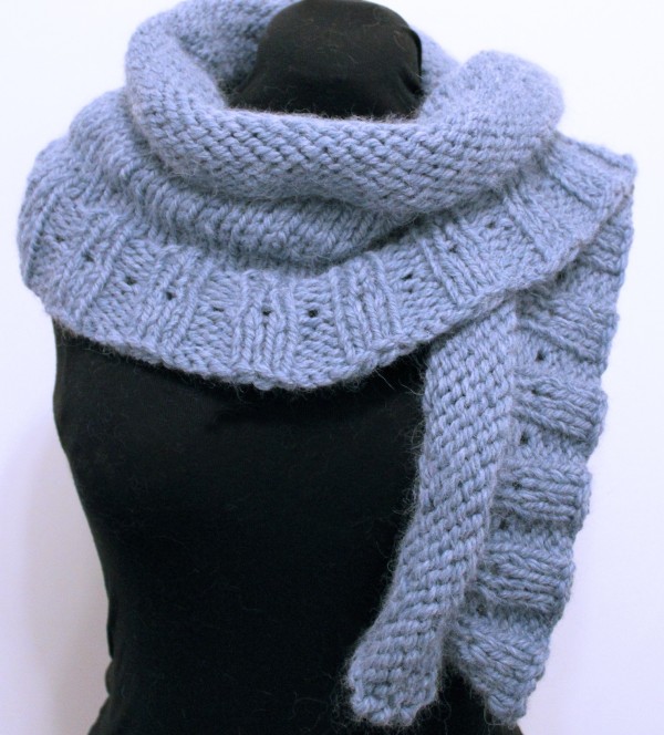 Snow Scarf | JumperCablesKnitting
